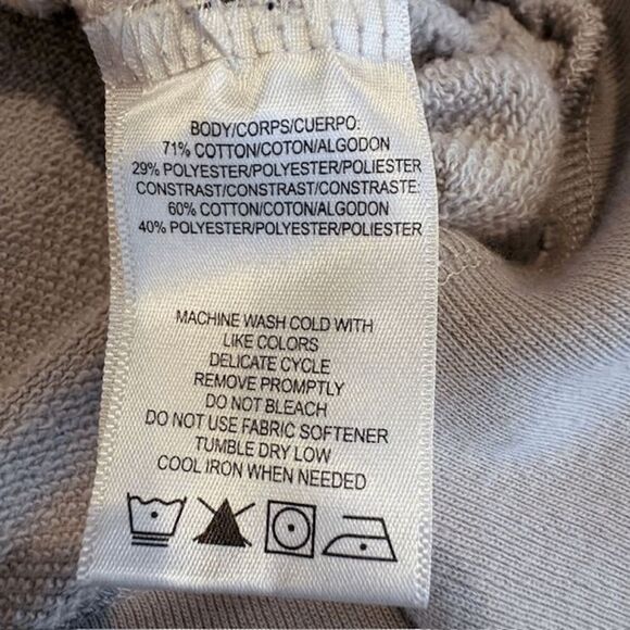 MNY Marc New York Performance Crew Neck French Terry Sweatshirt Ties Size Large - Picture 7 of 11